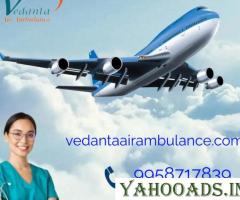 Take Modern ICU Setup by Vedanta Air Ambulance Service in Varanasi
