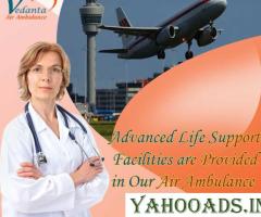 Gain Advanced-class Vedanta Air Ambulance Services in Varanasi for Life-Care Patient Transfer