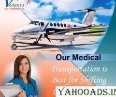 Avail of First-Class Vedanta Air Ambulance Services in Gorakhpur for the Instant Transfer of Patient