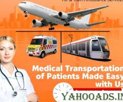 Panchmukhi Air and Train Ambulance Services in Gorakhpur with Skilled Medical Professional
